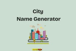 city name generator