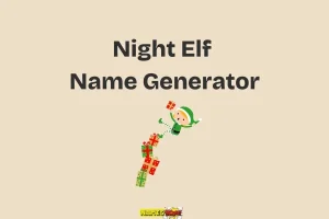 night elf name generator