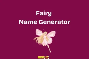 fairy name generator