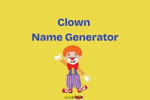 clown name generator