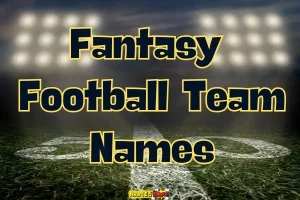 Fantasy football team names