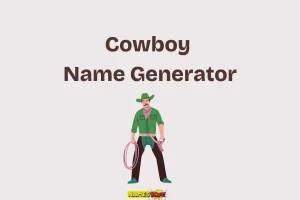 cowboy name generator