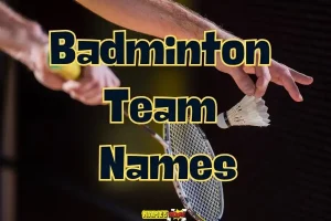 Badminton team names