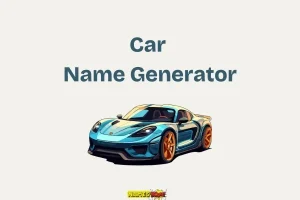 car name generator