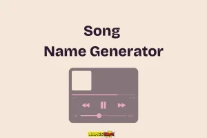 song name generator