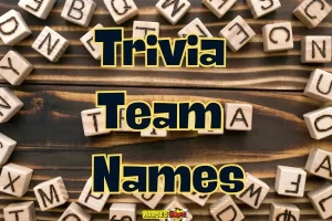 Trivia team names