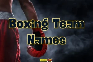 boxing team names