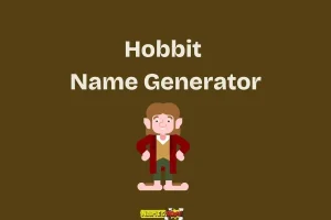 hobbit name generator