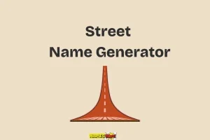 street name generator