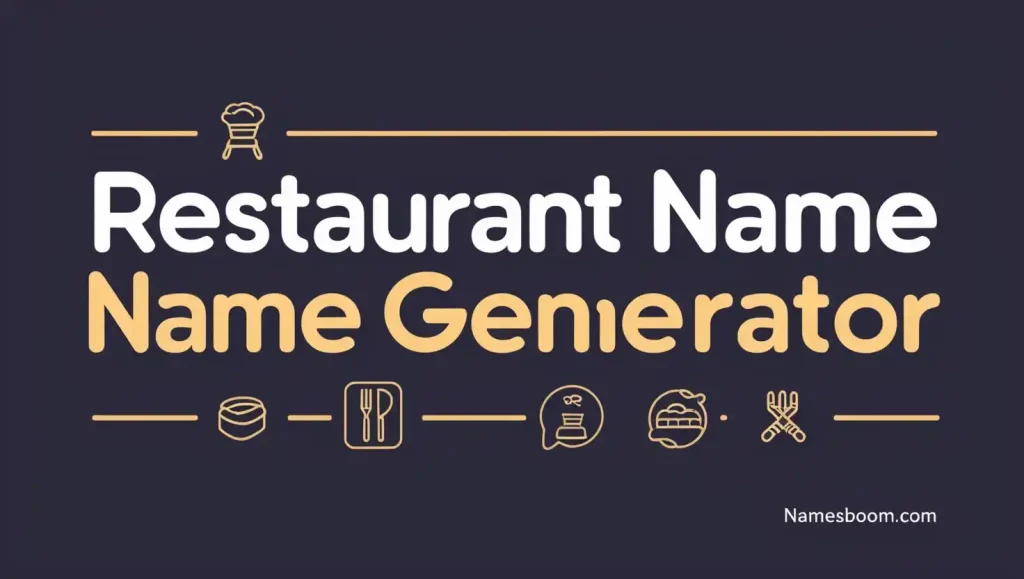 Restaurant Name Generator